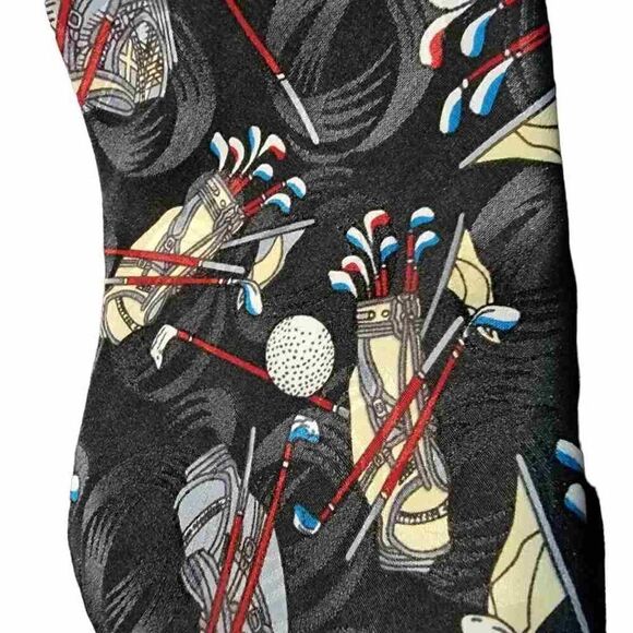 A. Rogers Golf Necktie Golf Clubs Specialy Tie Sports - Picture 2 of 3